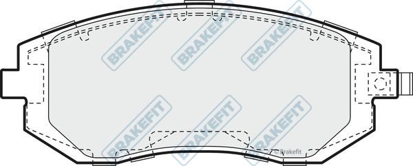 APEC BRAKING Bremžu uzliku kompl., Disku bremzes PD3192